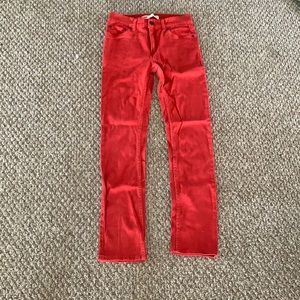 Levi’s red jeans